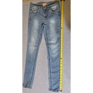 True Luck Women's Size 5/6 Light Wash Denim Jeans Pants Bling
